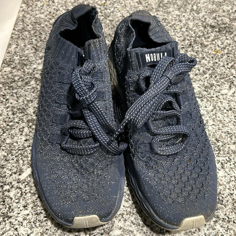 Blue and silver No Bull shoes